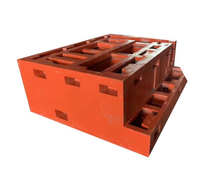 機(jī)床鑄件河北交河生產(chǎn)重型數(shù)控工作臺(tái)床身底座鑄件樹脂砂高溫回火