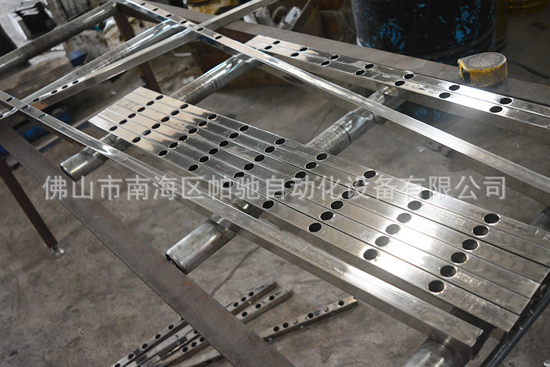 帕馳 方管自動沖孔剪切一次成型 P-10高速打孔全自動送料機械設(shè)備